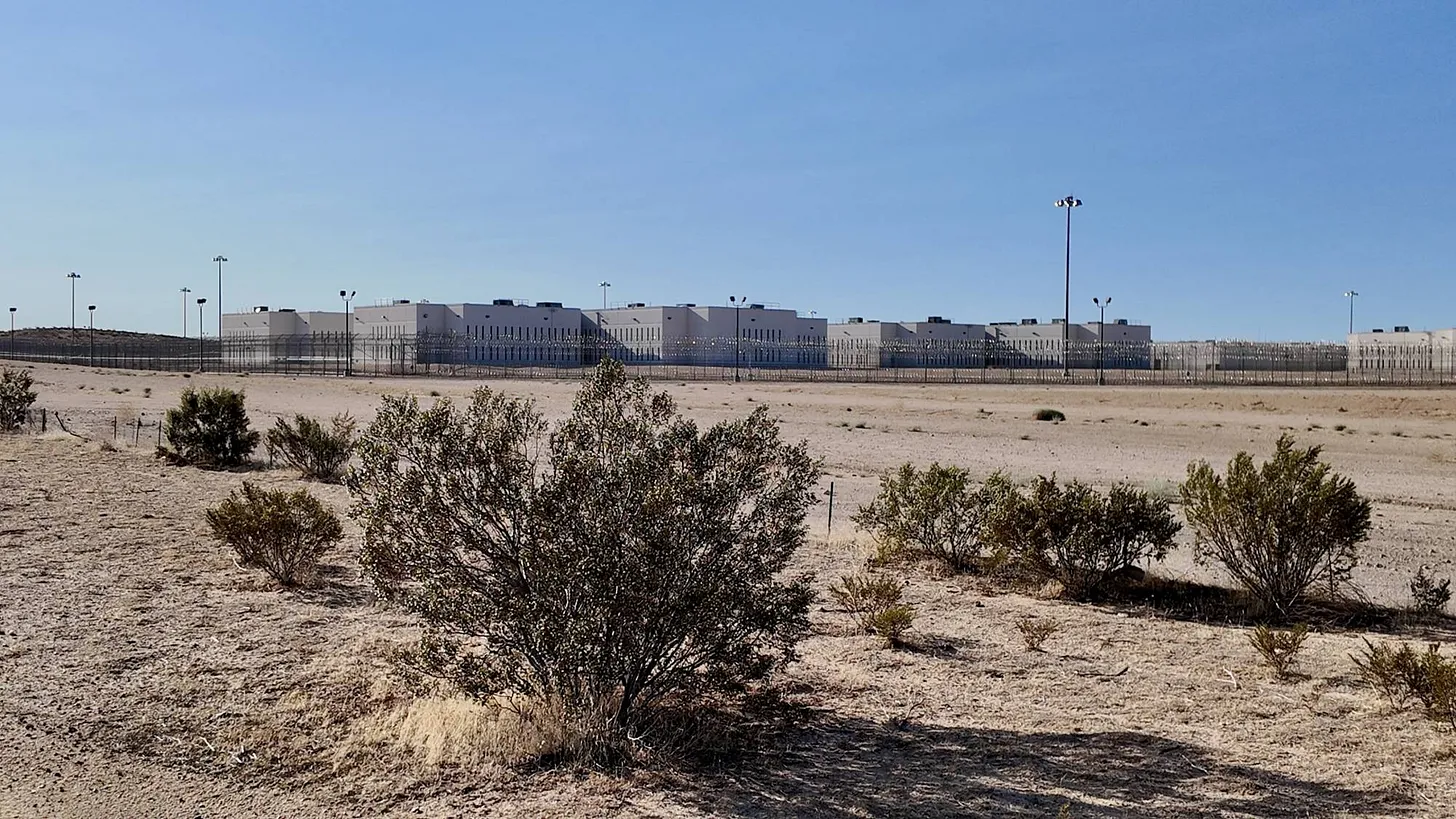 Concentration Camp in the desert