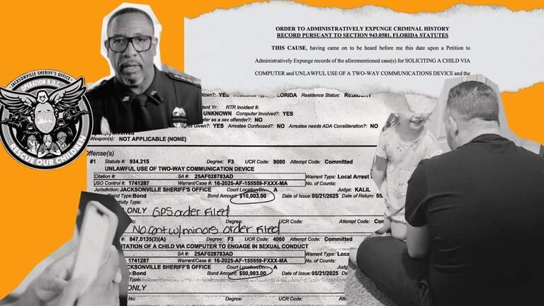 acksonville Sheriff T.K. Waters, whose officers’ botched investigation snared ‘Nick’, an innocent man; a police report that was supposed to be expunged but wasn’t; a judge’s order to expunge the case; ‘Nick’ reuniting with his daughter after a court-ordered separation.